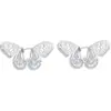 Pendientes huecos de mariposa de alta calidad estilo francés para mujer 2023 nuevo y moderno personalidad temperamento moda broche de oreja joyería para orejas para mujer