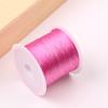Bo Ting Círculo Pequeno Nylon Seda Gelo Fio de Borla DIY Feito à Mão Borla Fio Ultrafino Fio para Bordar Fio para Bordar Flores