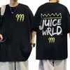 Camiseta Gráfica Estampada Rapper Juice Wrld Masculina Hip Hop Retrô