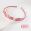 Novo Aro de Cabelo Dentado Antiderrapante Fosco Acessórios de Cabelo Femininos Grampo Doce para Menininha Headband Feminino Ins Flor Estudante