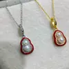 Configurações de Pingente DIY Banhadas a Cobre com Ouro Real Zircônia Microincrustada Pérola Configurações de Colar Pingente Pedra Preciosa Pingente Único Atacado