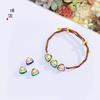 Aleación Oro Vietnamita diy accesorios pulsera pulsera Con cuentas Festival del Bote del Dragón tamales bebé con agujero pasante caricatura niños
