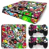 Console de Jogo Ps4 Slim Adesivo de Corpo Inteiro Skin Adesivo Bomb Skin Filme Colorido de Corpo Inteiro