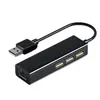 Adaptador de rede USB Tipo-C para RJ45, placa de rede com fio USB 2.0 HUB com driver, placa de rede 100Mbps