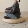 Futón Tejido de Paja Cojín de Piso Estilo Japonés Tatami Balcón Esterilla de Meditación Uso en Casa Esterilla para Arrodillarse en Meditación Esterilla Tejida de Paja