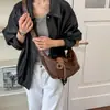 Bolso de Hombro Casual Estilo Retro Tipo Empanada Gran Capacidad Nuevo para el Trabajo Otoño Bolso Cruzado para Mujer Versátil 2026