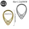 Anillo Dividido de Aleación de Titanio F136 Transfronterizo Aro para la Nariz Araña Murciélago Gota de Agua Hebilla Pendiente de Nariz Septum Nasal Decoración