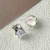 Aretes Matsumoto huinai mismo Estilo C forma cara ancha metal de alta calidad aretes japoneses clip para oreja tipo espiral anti-mosquitos no perforado para mujer