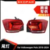 Adecuado para Volkswagen Polo 2018-2024 Volante a la Derecha Luz Trasera Luz de Freno Luz de Señal