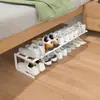 Estante de Almacenamiento de Gran Capacidad para el Hogar Estante Extensible para Zapatos Tablero de Almacenamiento Debajo del Zapatero Zapatos de Viaje Zapatos Deportivos Estante de Almacenamiento por Capas