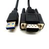 Cable hembra DB9RS232 a USB AM Cable de descarga de datos de programación de PLC Cable USB3.0 a DB9 sin IC