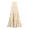 Comercio Exterior Transfronterizo Ropa de Mujer 2026 Nuevo Producto Moda Estilo Europeo y Americano Vestido Midi Suelto Decorativo en Capas 4772314