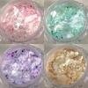 Flores Secas Originais Glitter Pó Opalino de Alto Brilho Mistura Especial Verão Nail Art Ultra-Fino Concha Flocos de Mica Pó de Glitter