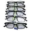 Gafas de sol ultraligeras TR90 de estilo coreano, montura grande y roja, con caja lisa, para hombres y mujeres, con montura retro para miopía, venta al por mayor