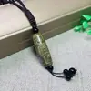 Collar de Cuentas Dzi de Nueve Ojos del Tíbet, Colgante de Cuenta Dzi de Ágata, Cadena para Suéter Estilo Étnico, Colgante de Jade, Collar de Ágata con Cuentas Dzi