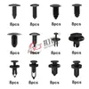 96 peças de presilhas mistas para carro adequadas para painel de acabamento da porta, placa de proteção, clipe de rebite de nylon, fixadores decorativos