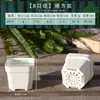 Maceta para Suculentas Extra Gruesa de Plástico Baja Blanca Cuadrada Mini Extra Grande Múltiples Especificaciones Control de Precisión para Plántulas Balcón Fiesta Plantación Maceta