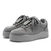 Sapatos Masculinos Estilo Campus Retrô Sapatos Plataforma Solado Macio Novos Sapatos de Solado Grosso Pão Sapatos Casuais para Casal