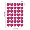 Pegatinas Decorativas para el Día de San Valentín Más Vendidas Comercio Exterior Corazón de Amor Láser Rojo En Stock Empaque Pegatinas de Recompensa de Amor Coloridas Sin