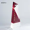 Adornos de Cristal Personalizados, Juego de Tres Piezas de Artículos de Oficina, Logo Hecho a Medida, Regalos Artesanales para Negocios, Manualidades de Cristal Hechas a Medida