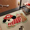 Alfombrilla de Tierra de Diatomeas para Cachorro Dachshund en Stock para Baño del Hogar, Alfombrilla Absorbente de Agua para Baño, Felpudo para Puerta de Entrada, Disponible para Dropshipping