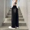 Pantalones de pierna recta con vibra de calle para primavera y otoño, jeans de mezclilla retro americano para hombre, pantalones casuales de ajuste limpio, lavados y desgastados