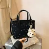 Bolso de Hombro Cruzado Floral de Diseño de Nicho para Mujer, Nuevo Estilo Coreano y Japonés, Bolso de Hombro Sencillo, Bolso Cruzado de Moda para el Día a Día