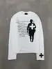 Camiseta Informal de Manga Larga con Cuello Redondo Estilo Ins Moda Casual Sudadera Mismo Estilo para Hombres y Mujeres Lulu Exportación Transfronteriza Otoño e Invierno 2025