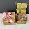 Caja de Mimbre de Paja con Tapa, Regalo de Cumpleaños, Cesta de Regalo Tejida de Bambú Azul, Cesta de Souvenir de Boda Hecha a Mano, Cesta Tejida