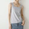 Camisola Lisa Base Japonesa e Coreana Feminina Verão Férias na Praia Slim-fit Emagrecedora Curta Spice Girl Top Interno