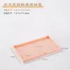 Suministro Directo de Fábrica Caja de Uñas Portátil Caja de Pestañas Caja de Almacenamiento Rectangular Transparente Simple Caja de Exhibición de Manicura Collar Joyería