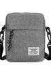 Bolsa Masculina Nova 2025 Bolsa de Ombro Transversal Tecido de Nylon Bolsa Quadrada Pequena Casual Esportiva Ciclismo Viagem Bolsa Masculina para Celular