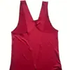 Cubierta Cruzada para Yoga Pilates Chaleco Suelto de Yoga para Mujer Sin Mangas Ropa Deportiva para Ciclismo Correr Fitness