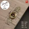 Nuevo tirador de anillo de latón macizo clásico estilo chino, tirador de mueble antiguo para gabinete de vino, tirador de puerta de cajón, gabinete, armario