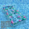 Nuevo producto transfronterizo: Sillón Inflable con Forma de Hoja Tropical, Cama Flotante Inflable, Entretenimiento para Piscina, Flotador Acuático Grueso para una Persona