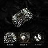 Anillo de Plata Tailandesa 925 Chiba Patrón Glotón Personalidad Masculina Tendencia Dios Bestia Apertura Retro Moda Nacional Anillo Dominante