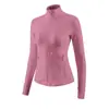Conjunto deportivo para correr por la mañana para mujer, conjunto de yoga con chaqueta de cremallera y cuello alto y pantalones de yoga de cintura alta para control de abdomen, conjunto de dos piezas de secado rápido