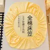 Nuevo producto 2026: Sábana individual para cama de dormitorio para estudiantes universitarios, grado A para maternidad e infantil, hecha de algodón 100% de Xinjiang teñido en hilo, lavable a máquina