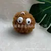 Pelota de imitación de pelo de oso de peluche de venta cruzada, cortinas y accesorios para ropa, decoraciones para zapatos y sombreros, adornos colgantes, materiales hechos a mano, pompones de lana de cordero