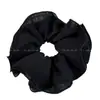 Goma para el pelo de gasa ligera de cuatro capas de verano, Cuerda para moño Dopamina, Cuerda para el pelo simple, moderna, de alta gama