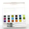 Set de Pintura de Acuarela Sólida 18 Colores Principiante Arte Pintado a Mano Estudiante Niños Pincel Pluma de Agua Transparente Gouache