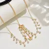 Fábrica de Suministro Transfronterizo Zhuru Venta Directa Verano Colgante de Mariposa Moda Strass Anillo Elástico para Pierna H0054