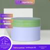 Processamento personalizado PP120g esfoliante creme de maquiagem removedor cosméticos hidratante embalagem flip frasco plástico boca larga garrafa de plástico