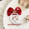 Diadema de Cuernos con Bola de Pelo Roja Navideña Palo Retorcido Otoño e Invierno Diadema de Cuernos de Árbol de Navidad Accesorios Versátiles para el Cabello para Fotos