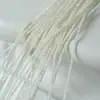 Cuentas de Concha Natural Galvanizadas Color Arcoíris Claro Cuentas de Concha Redondas Tubo Redondo Cuentas de Arroz Materiales para Pulseras de Cuentas Joyería de Oreja DIY