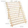 Estante de Madera Maciza para Hilo de Coser para Guardar Hilo de Carrete, Hilo de Jade, Cuerda, Hilo de Cristal, Gancho de Pared para el Hogar tipo Portarrollos