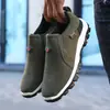 2026 Venta al por mayor transfronteriza de zapatos de senderismo para hombre en talla 50, con acabado de gamuza, para uso casual al aire libre, con envío directo disponible