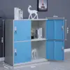Gabinete de Metal para Mochilas de Aula con Cerradura Almacenamiento Gabinete de Acero Gabinete de Almacenamiento para Vestuario de Empleados Gimnasio Gabinete de Almacenamiento Multipuerta
