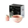 Tazón de Matcha con Forma de Corazón Estilo Japonés con Pico, Tazón con Lazo, Soporte para Batidor de Té, Más Vendido en Amazon, Venta Directa desde Changji
