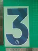 24-25 Premier League Azul (23cm) Paquete para Adulto Coleccionado A Número de Jersey Estampado de Letras Número Pasta de Transferencia de Calor